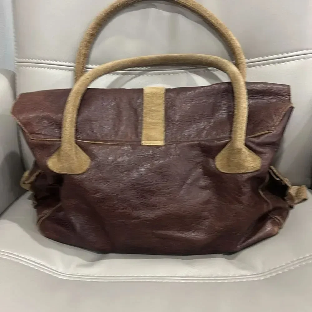 JJ Winters Brown Leather Shoulder Bag